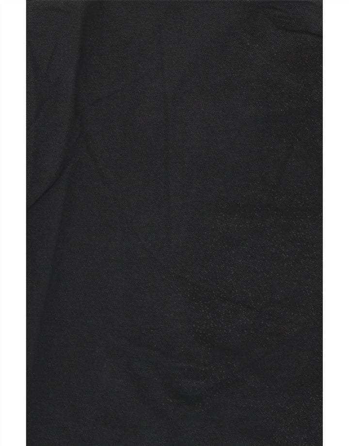 TRUSSARDI JEANS Ανδρικό γραφικό T-Shirt Top Μεσαίο μαύρο βαμβακερό