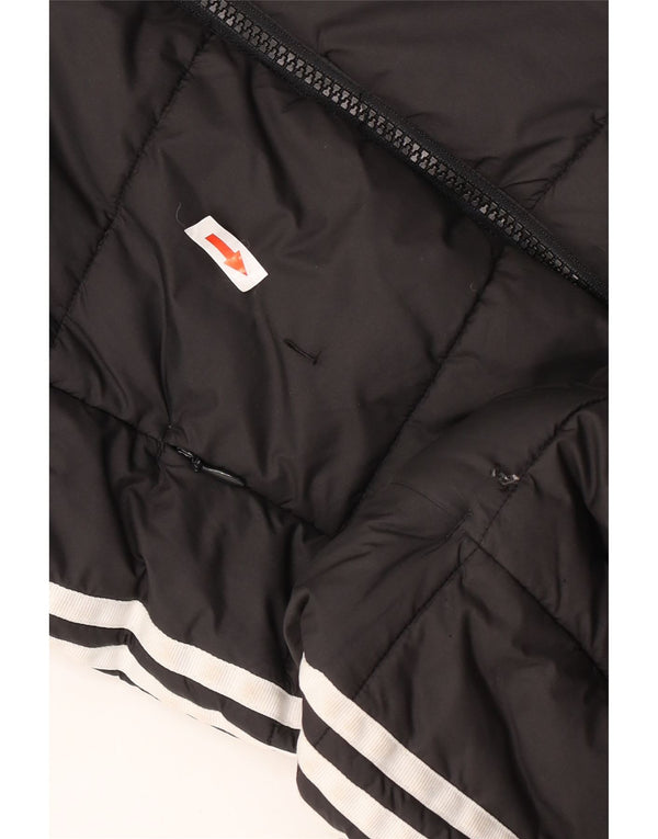 Γυναικείο μπουφάν με κουκούλα Adidas UK 10 Small Black Polyester