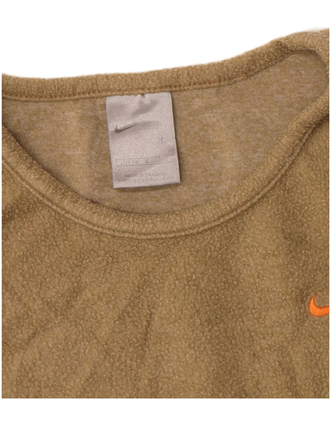 NIKE Γυναικείο Fleece Jumper US 12/14 Μεγάλος πολυεστέρας χακί