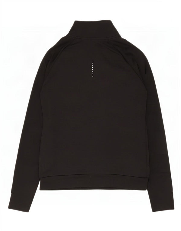 Γυναικείο φούτερ Nike Dri Fit με γραφικό φερμουάρ Jumper UK 6 XS Μαύρο