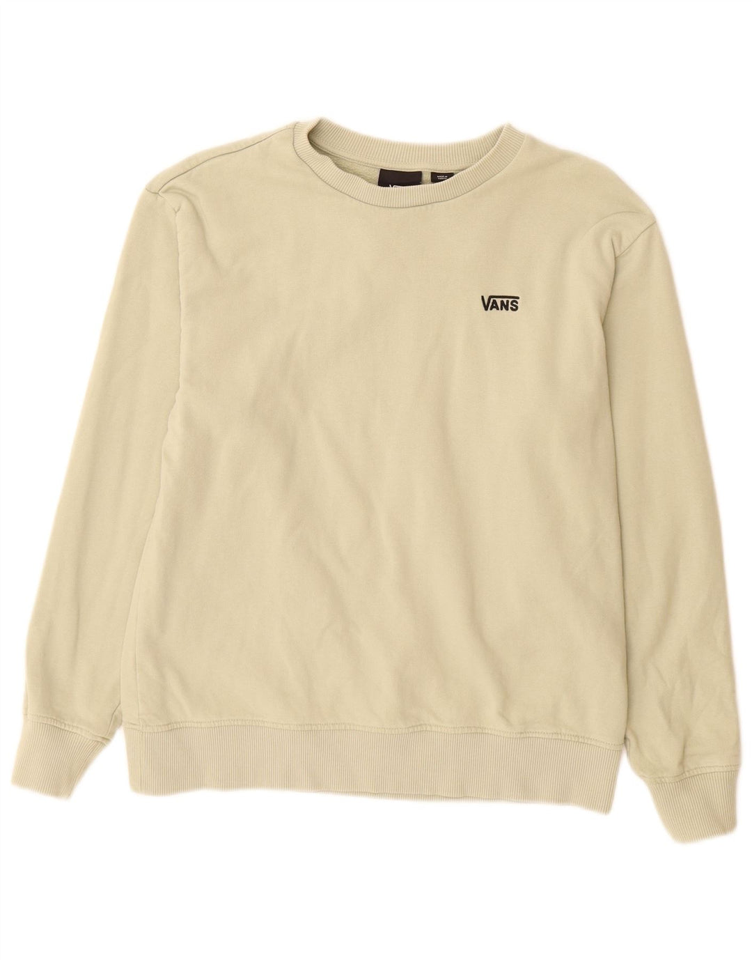 VANS Γυναικεία Φούτερ Jumper UK 10 Small Beige Cotton