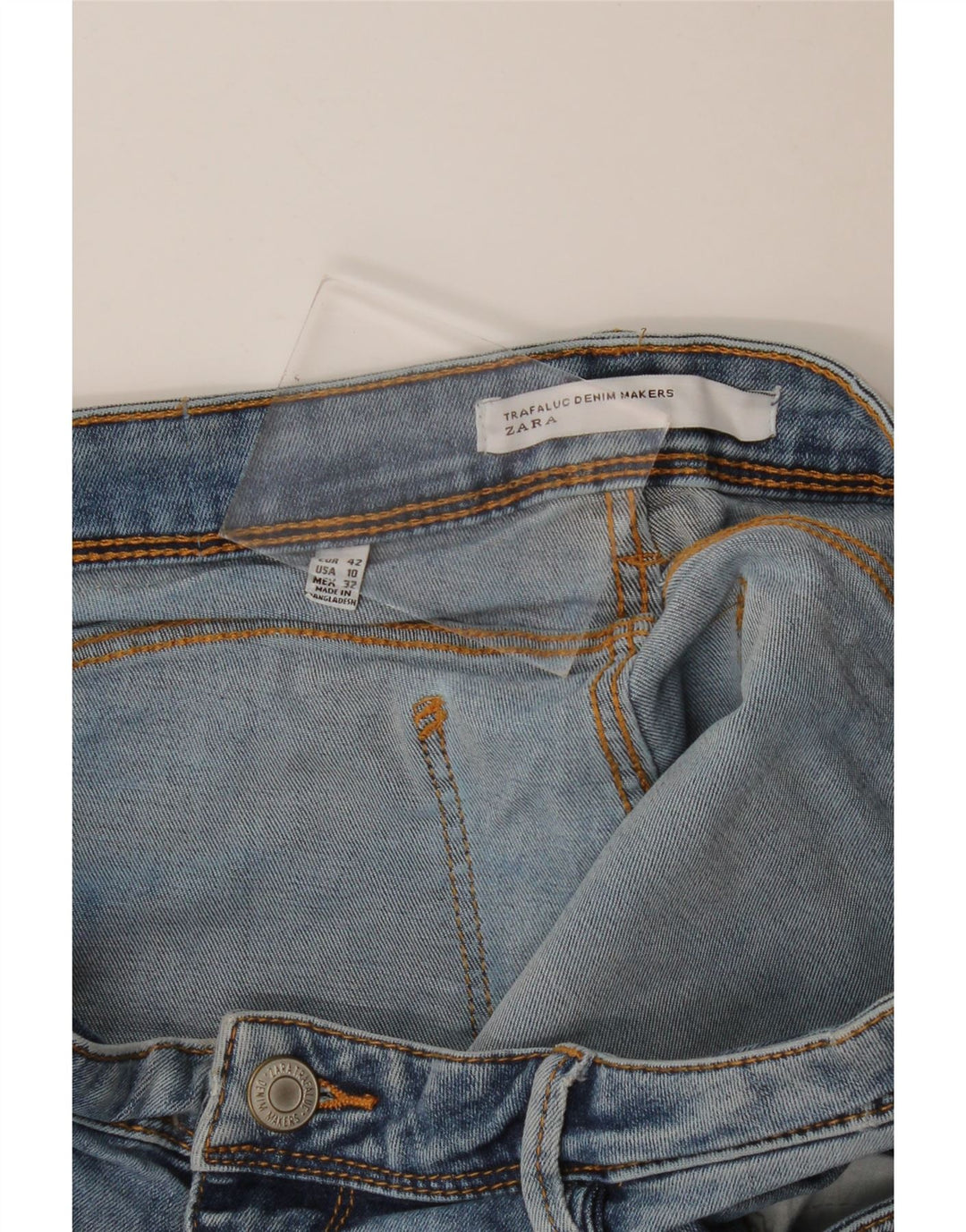 Zara Γυναικείο τζιν Hot Παντελόνι EU 42 Large W32 Blue
