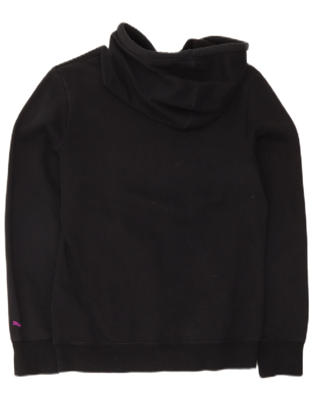 Puma Γυναικείο Γραφικό Hoodie Jumper UK 14 Medium Black