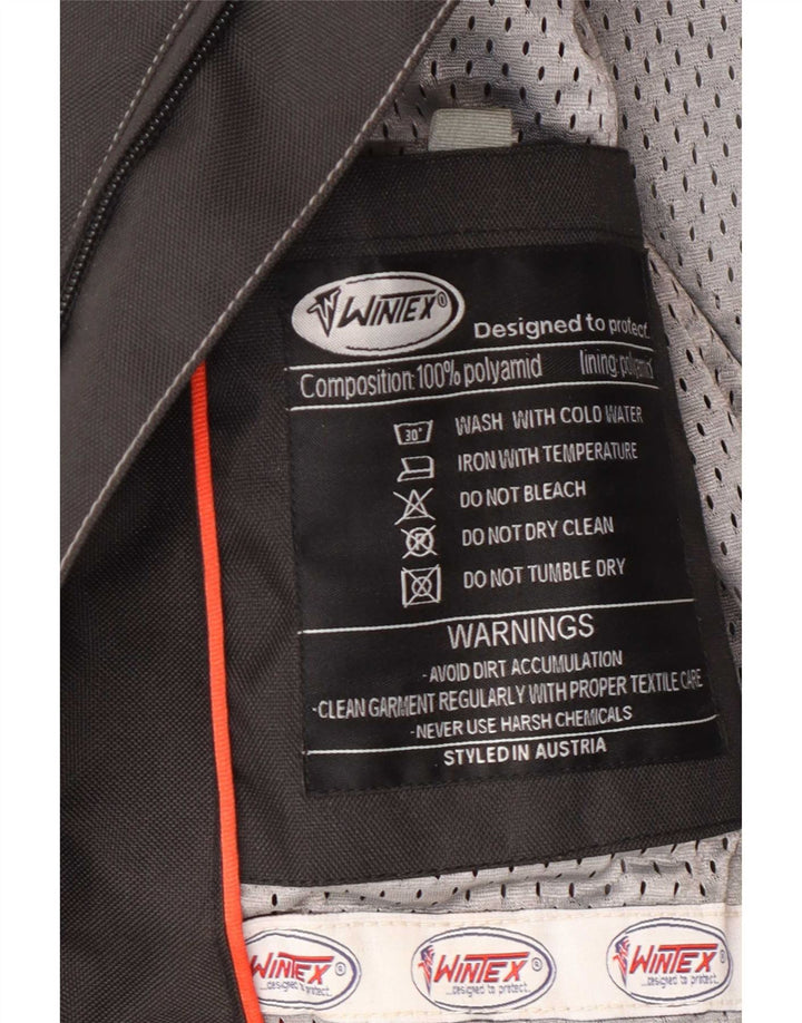 Ανδρικό Wintex Motorstyle Graphic Racer Jacket UK 38 Medium Black Colourblock