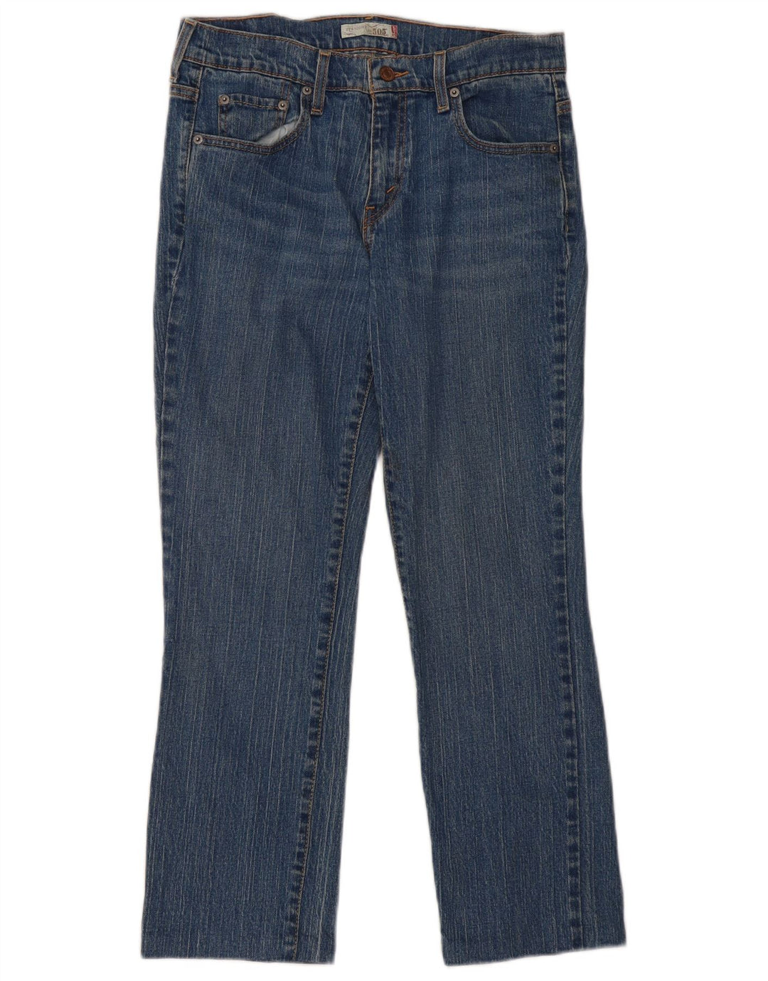 Γυναικείο Levi's 505 Straight Jeans US 8 Medium W32 L28 Μπλε βαμβακερό