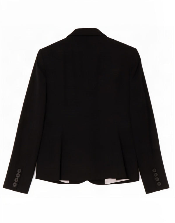 Benetton Γυναικείο Μπουφάν Blazer IT 46 Large Navy Blue Wool