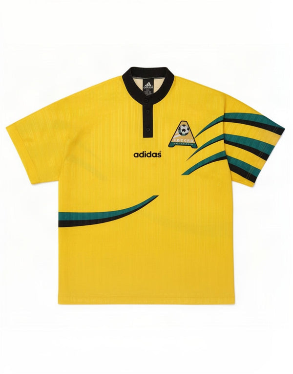 Adidas Ανδρική Αυστραλία 1996-1998 Μπλουζάκι ποδοσφαίρου στο σπίτι Μικρό κίτρινο