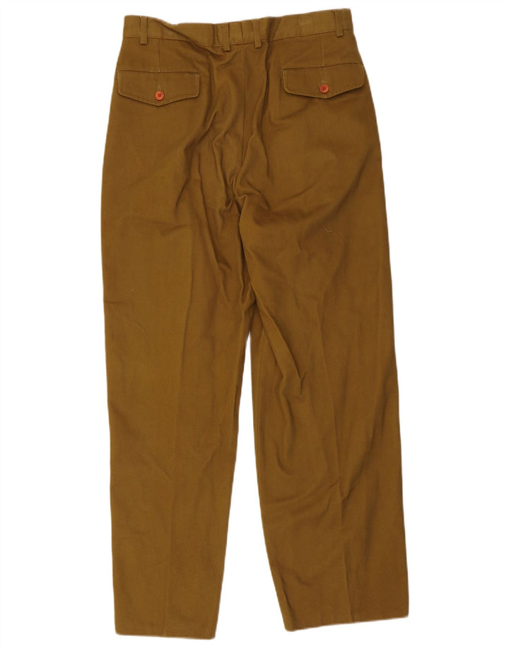 Solleone Ανδρικό Κοστούμι Παντελόνι IT 48 Medium W32 L30 Χακί Βαμβακερό