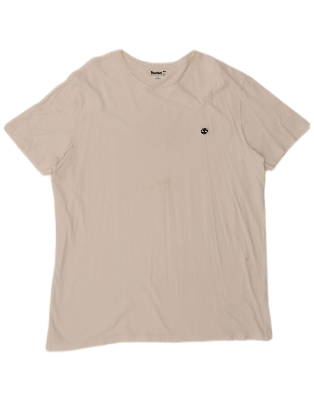 Ανδρικό T-Shirt Timberland Slim Fit Top 2XL Λευκό