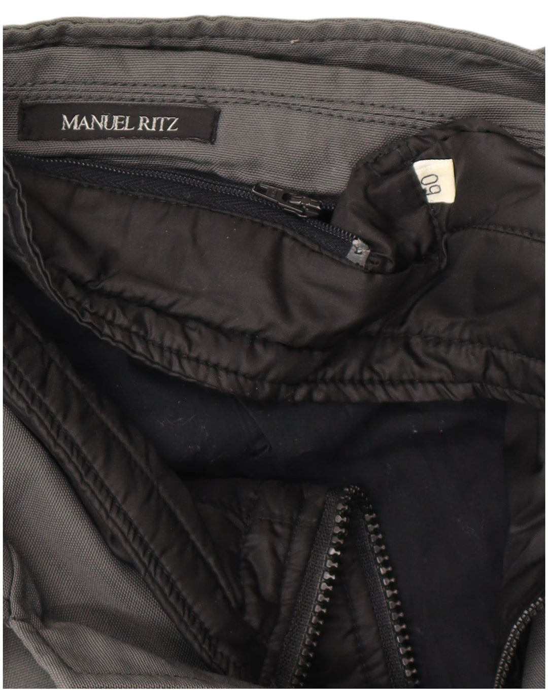 Manuel Ritz Mens Utility Jacket UK 44 2XL Γκρι