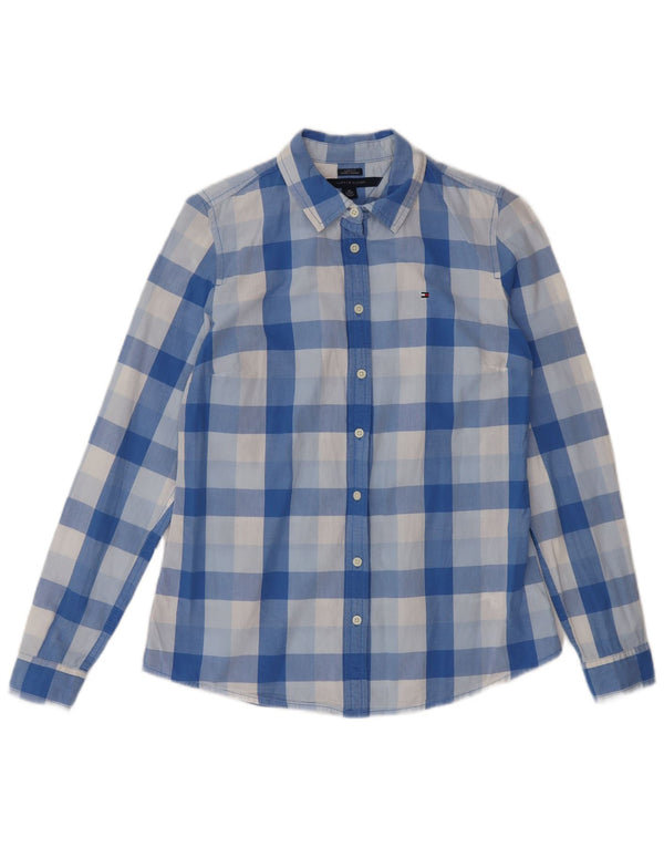 Tommy Hilfiger Γυναικείο πουκάμισο Classic Fit UK 6 XS Blue Check Cotton Classic