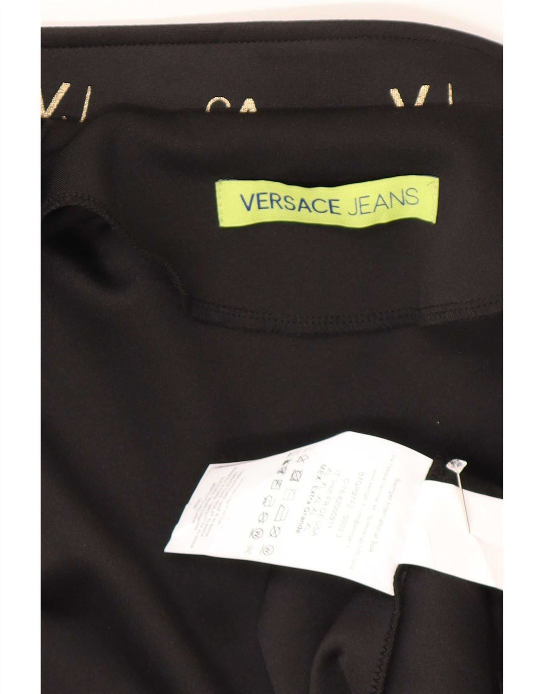 Ανδρική φόρμα φόρμας γραφικών Versace Top Jacket XL Black Polyester Sports