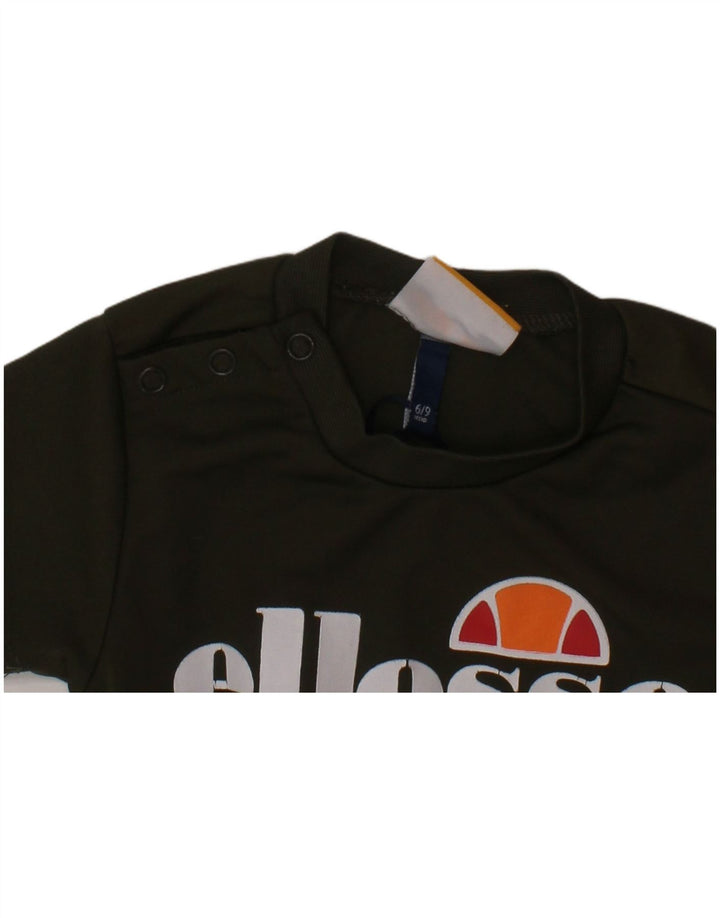 Γραφικό μπλουζάκι ELLESSE Baby Boys Top Χακί 6-9 μηνών