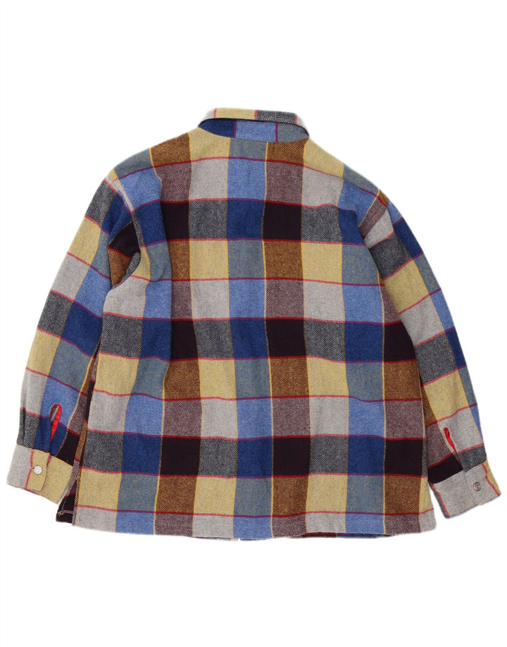 Γυναικείο μπλουζάκι Benetton Loose Fit Shirt IT 46 Μεγάλο πολύχρωμο τσεκ