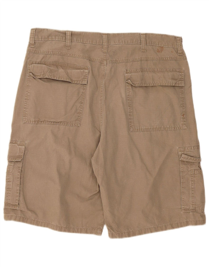 Ανδρικό σορτς Wrangler Cargo W36 μεγάλο βαμβακερό χακί