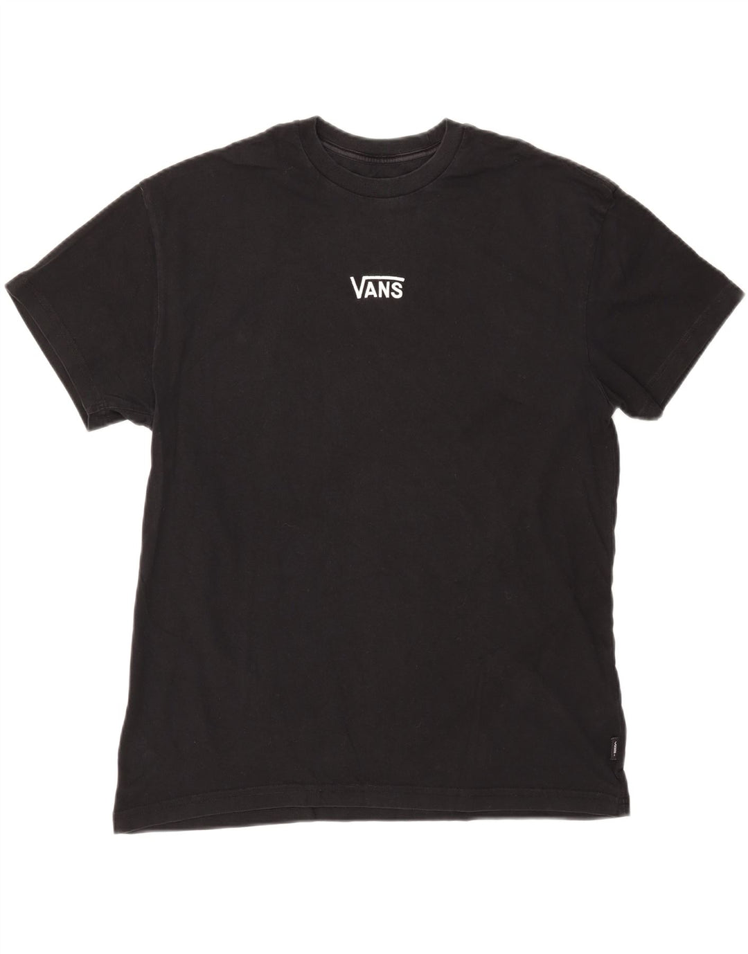 VANS Ανδρικό T-Shirt Top Μεσαίο μαύρο βαμβακερό