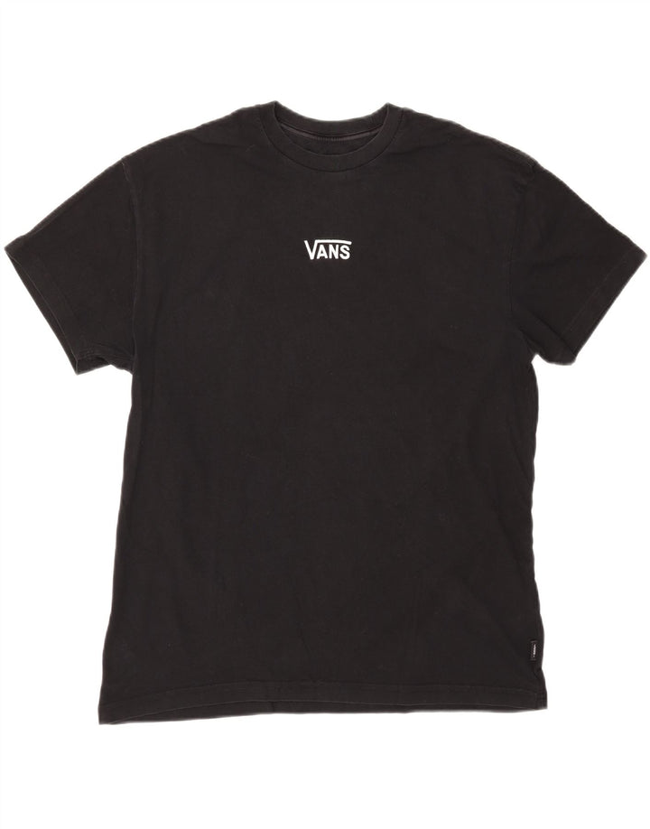 VANS Ανδρικό T-Shirt Top Μεσαίο μαύρο βαμβακερό