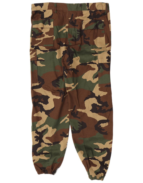 Vintage Ανδρικά Joggers Cargo Παντελόνια EU 54 2XL W42 L31 Khaki Camouflage Army