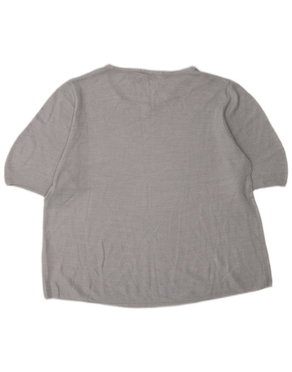 Marks & Spencer Γυναικείο πουλόβερ με λαιμόκαυστο UK 14 Large Grey