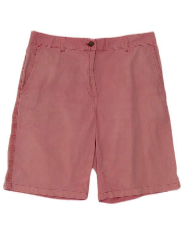 Marks & Spencer Γυναικείο σορτς Chino UK 12 Medium W32 Ροζ βαμβακερό