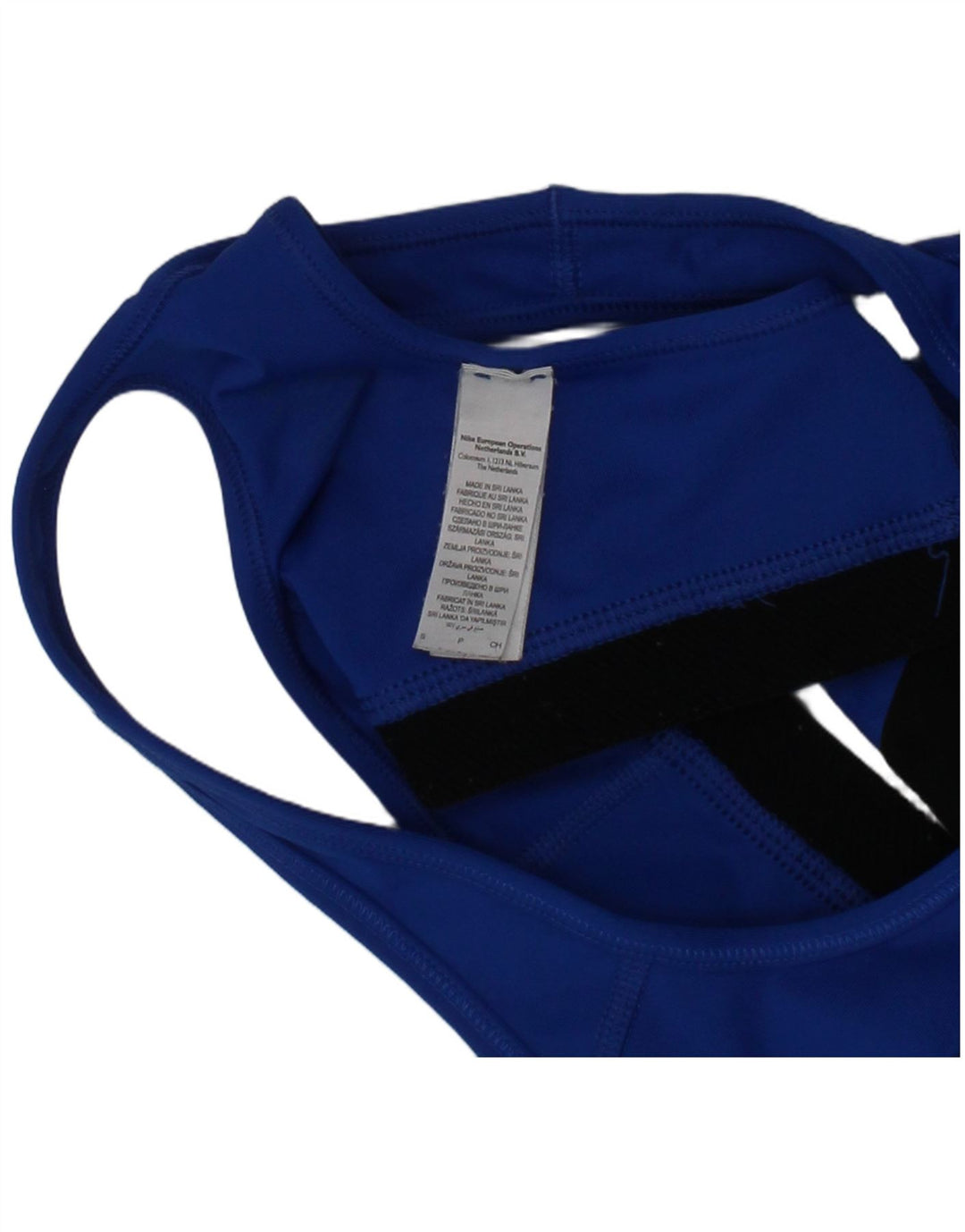 Γυναικείο αθλητικό σουτιέν Nike Small Blue Polyester Sports