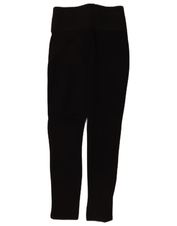 Zara Γυναικείο κολάν Crop UK 12 Medium Μαύρο Πολυεστέρας