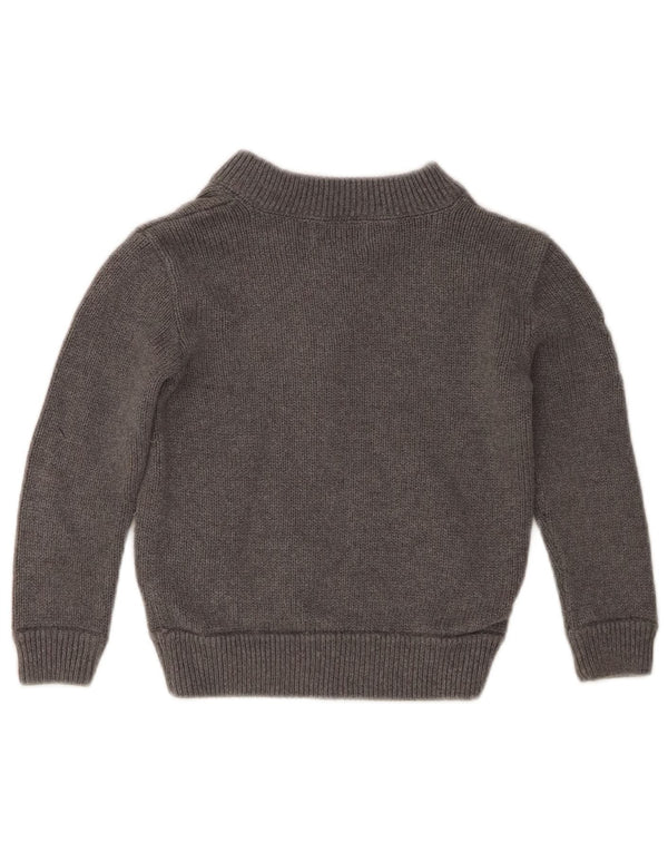 Πουλόβερ Ralph Lauren Boys Graphic Cardigan 4-5 ετών Μικρό γκρι βαμβακερό
