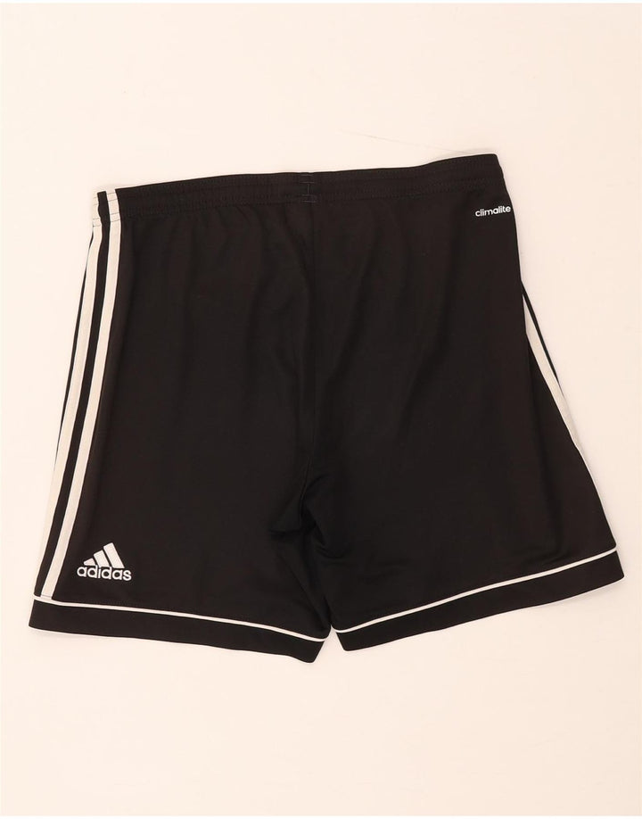 Ανδρικό αθλητικό σορτς Adidas Climalite από μικρό μαύρο πολυεστέρα