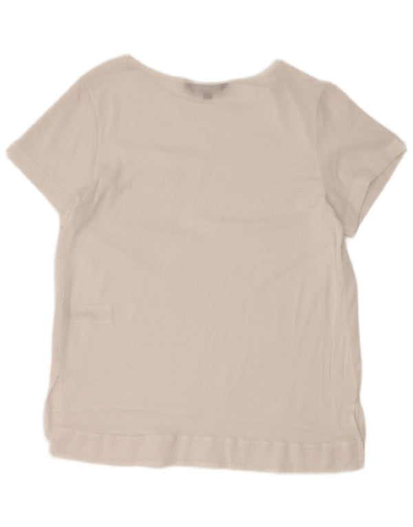 French Connection Γυναικεία See Through Top UK 6 XS White Polyester