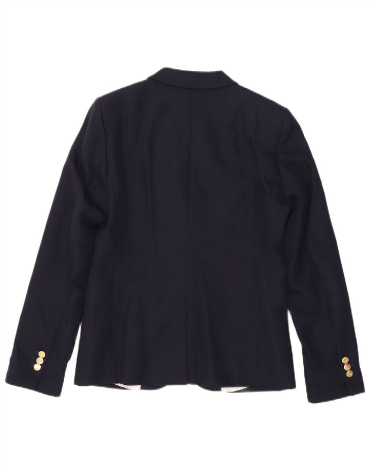 Massimo Dutti Γυναικείο τζάκετ με 1 κουμπί EU 40 Medium Navy Blue