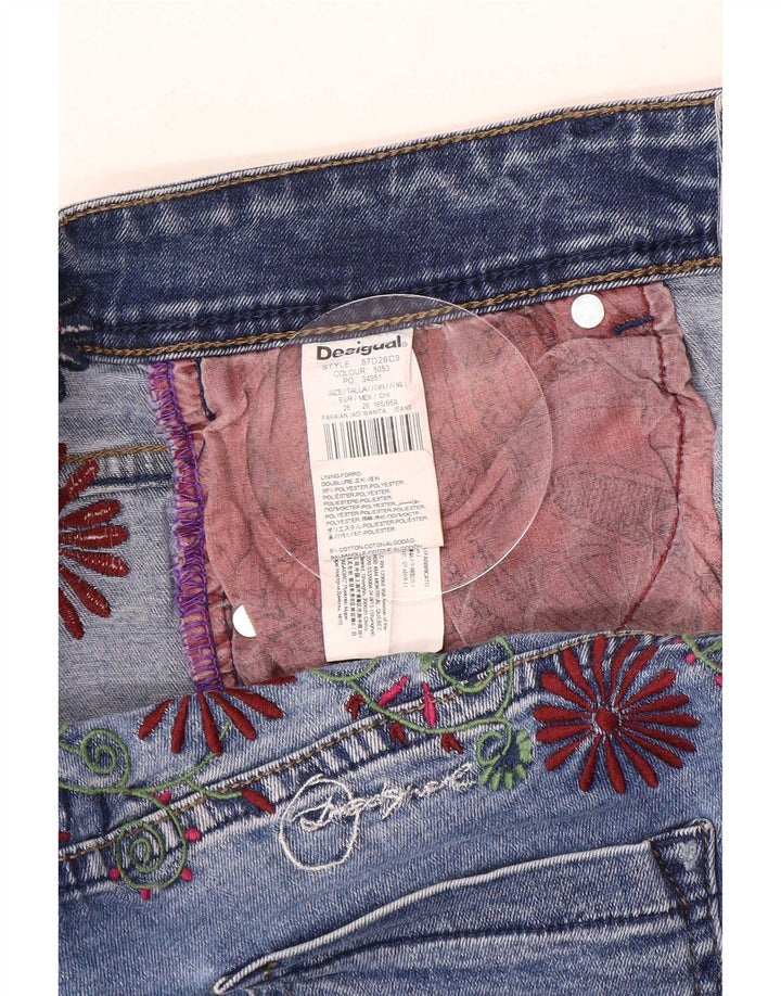 Desigual Γυναικείο Slim Jeans W26 L29 Blue Polyester