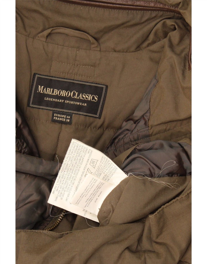 Marlboro Classics Ανδρικό padded Gilet EU 46 Small Khaki Polyester