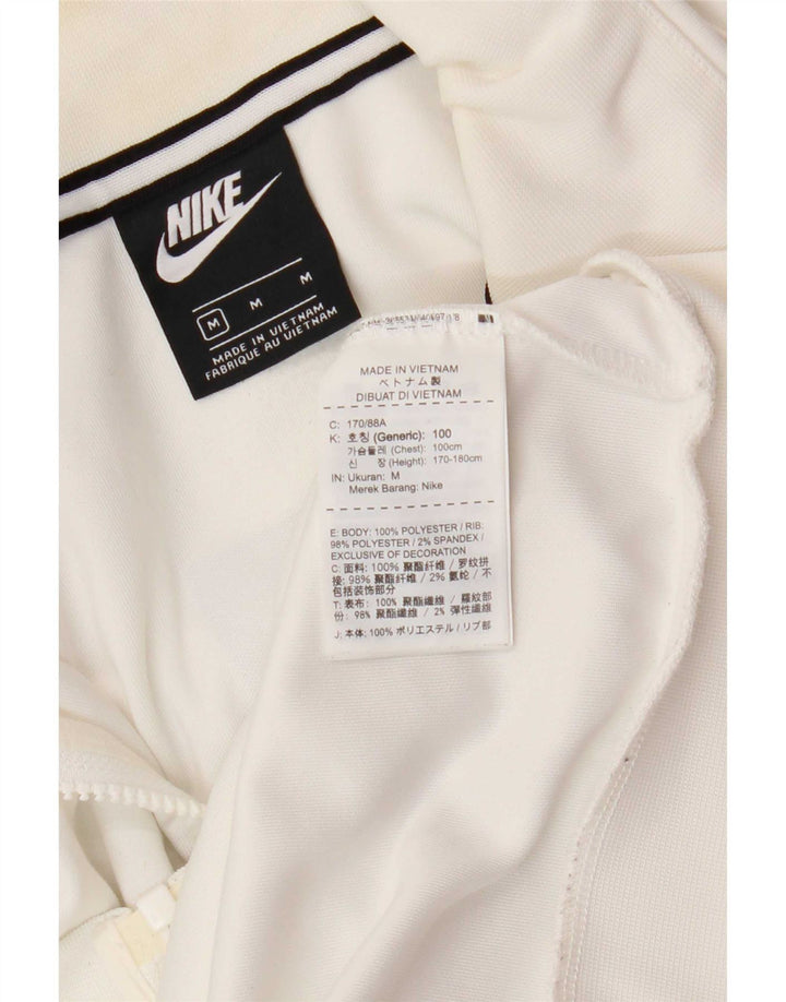 Ανδρική φόρμα φόρμας Nike με γραφικές φόρμες Nike Μπουφάν μεσαίου λευκού χρώματος πολυεστέρας
