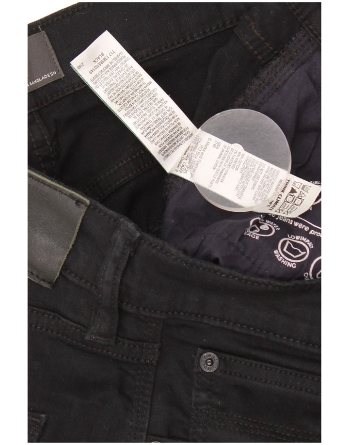 Ανδρικό τζιν ίσιο MARKS & SPENCER W34 L31 Μαύρο βαμβακερό