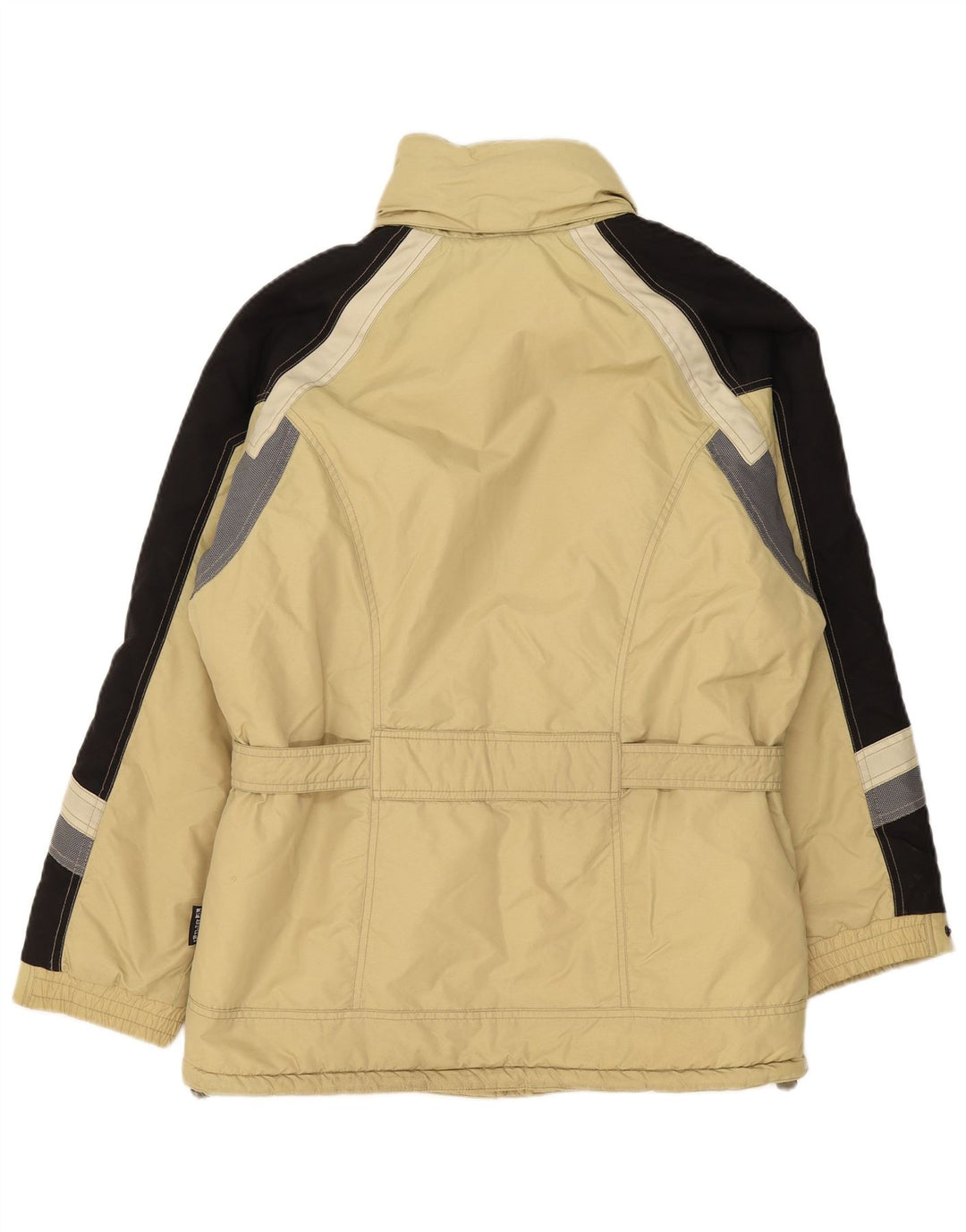 Brugi γυναικείο μπουφάν για σκι υπερμεγέθη IT 44 Medium Beige Colourblock Polyamide