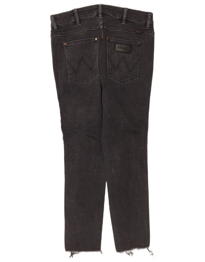 Wrangler Γυναικείο Cropped Jeans W32 L25 Μαύρο βαμβακερό