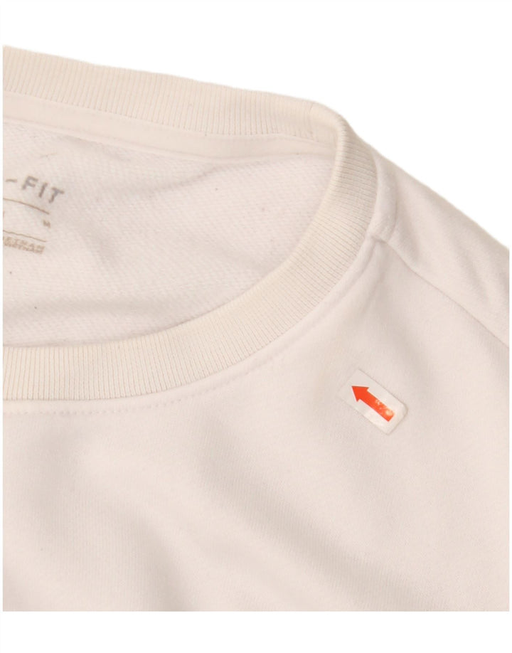 Γυναικείο γραφικό φούτερ Nike Jumper UK 14 Μεσαίο λευκό πολυεστέρας