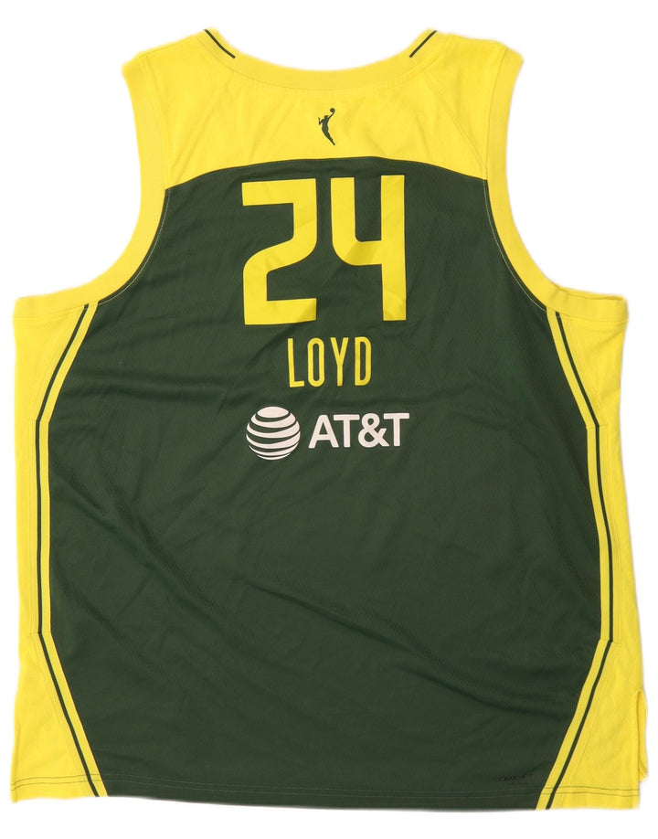 Ανδρικό γραφικό γιλέκο Nike Seattle Top 2XL Green Colourblock Πολυεστέρας