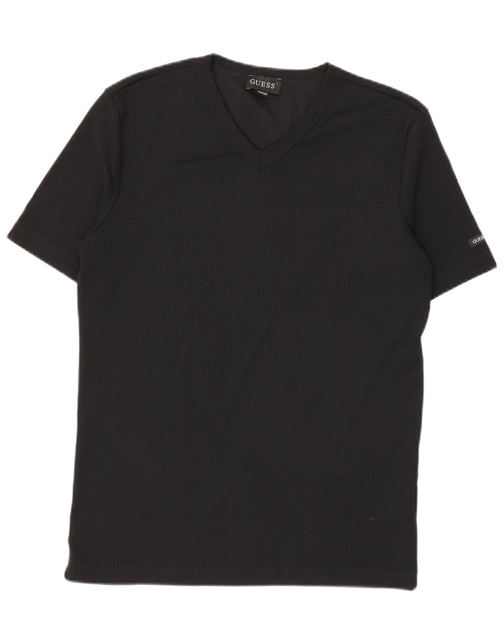 Ανδρικό T-Shirt Guess Top Medium μαύρο νάιλον