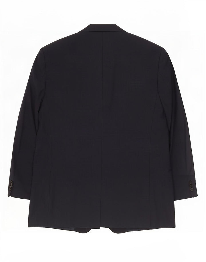 Emanuel Ungaro Ανδρικό σακάκι με 3 κουμπιά σακάκι IT 64 7XL Navy Blue Wool