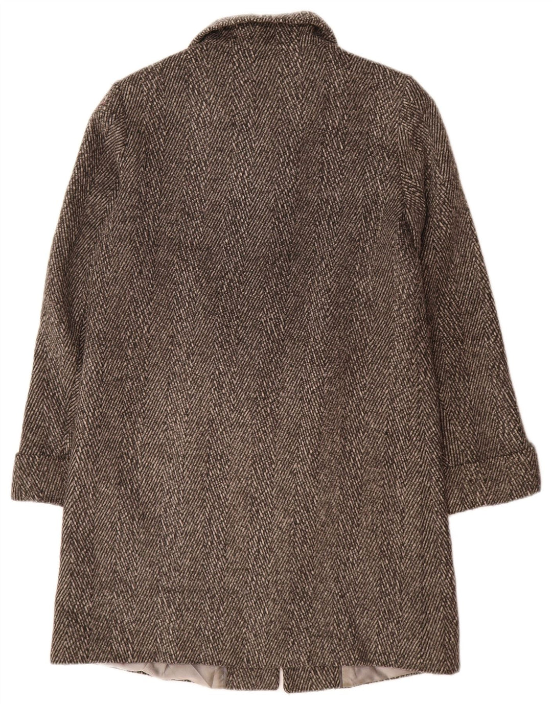 Γυναικείο Πανωφόρι Marks & Spencer Autograph UK 12 Medium Grey Ψαροκόκκαλο