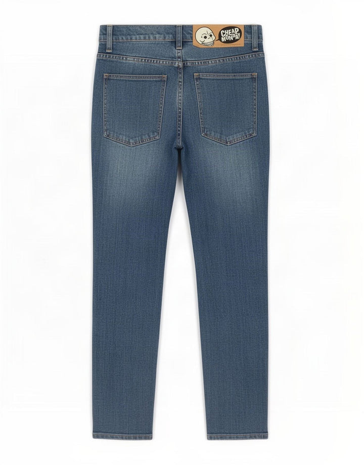 Φτηνό Monday Ανδρικό Slim Jeans W31 L27 Blue Cotton