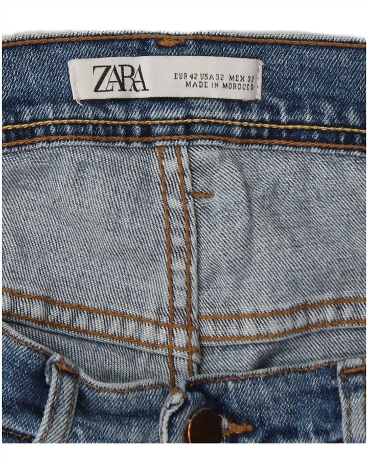 Zara Ανδρικό Slim Jeans EU 42 Large W32 L30 Blue