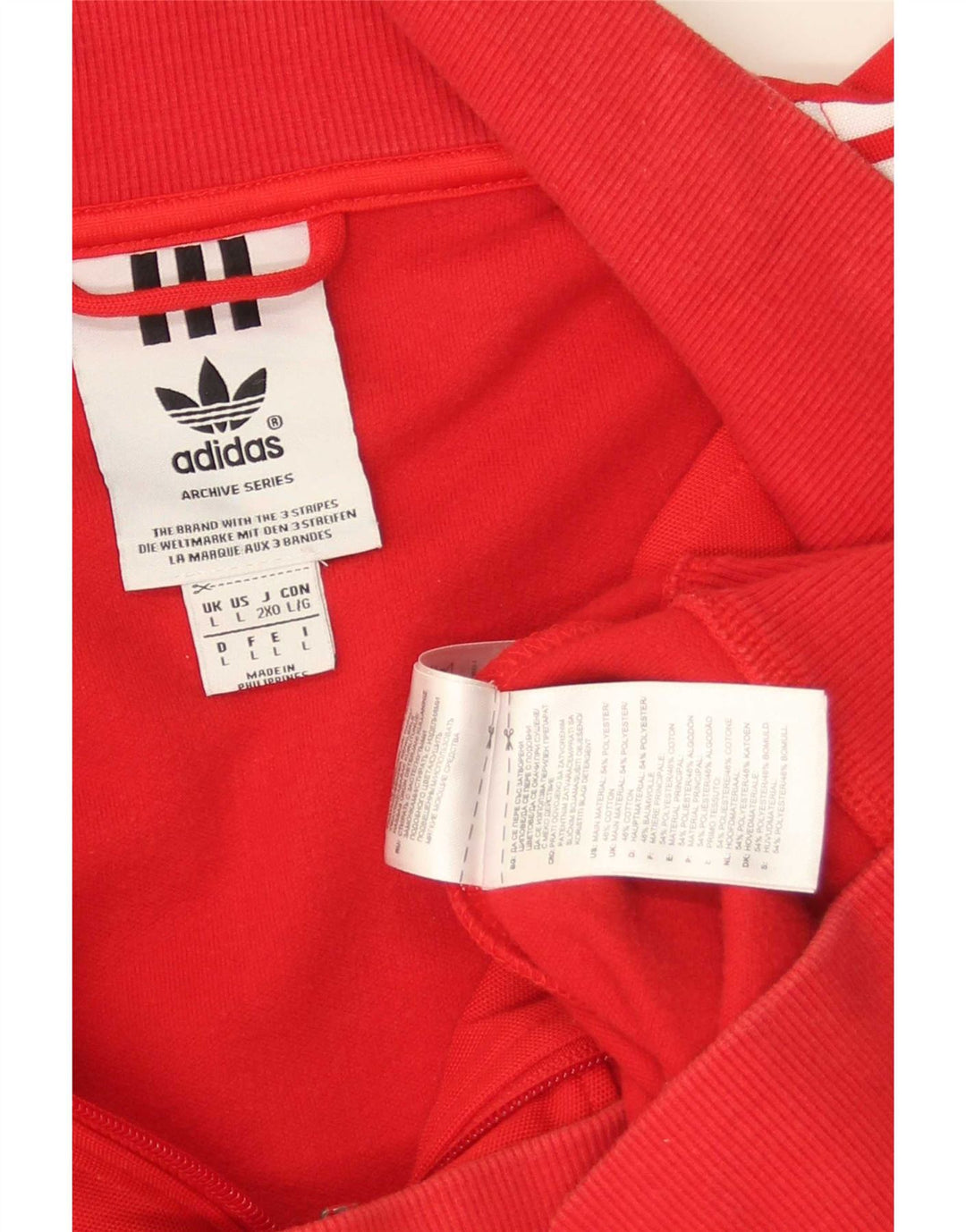 Ανδρική αθλητική φόρμα Adidas Top Jacket μεγάλο κόκκινο πολυεστέρα