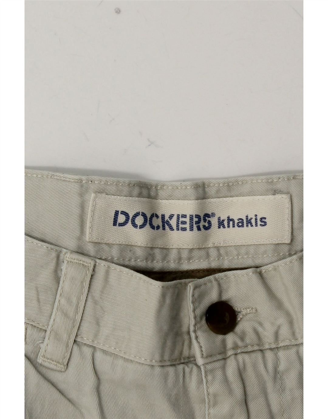 DOCKERS Ανδρικό Σορτς Chino Khakis W34 Μεγάλο Μπλε Βαμβακερό
