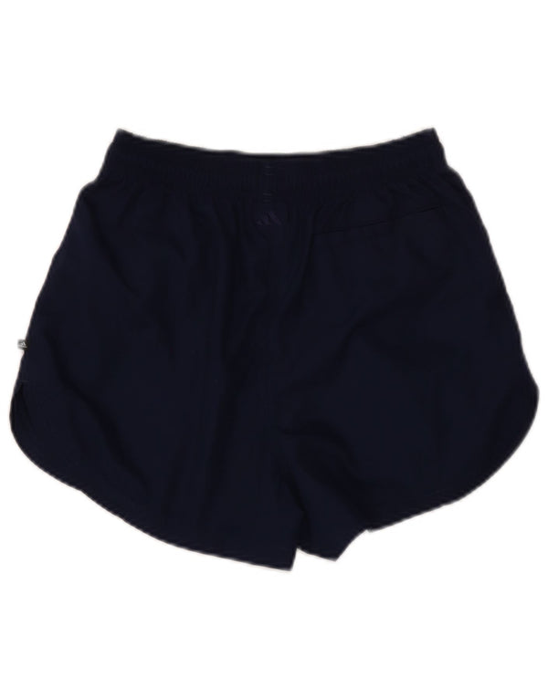 Γυναικείο αθλητικό σορτς Adidas UK 12 Medium Navy Blue Polyester
