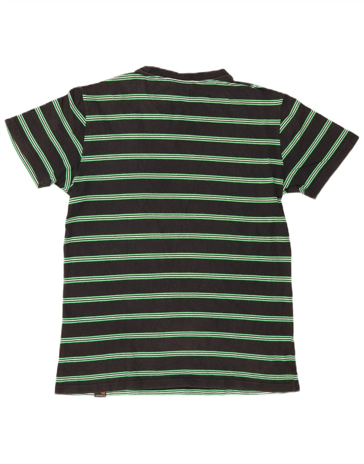 Ανδρικό T-Shirt Carhartt Top Βαμβακερό μεσαίο μαύρο ριγέ