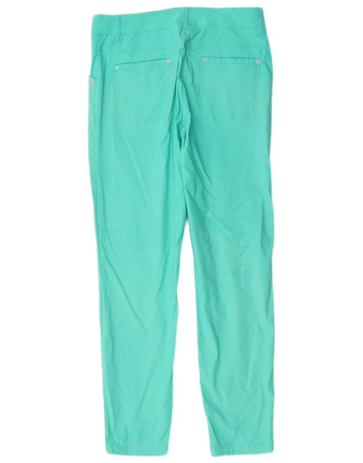 Chervo Γυναικείο Slim Casual Παντελόνι IT 42 Medium W30 L27 Turquoise