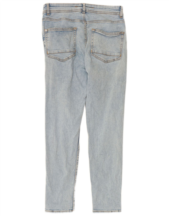 ZARA Mens Distressed Slim Jeans EU 38 Small W30 L26 Blue Cotton