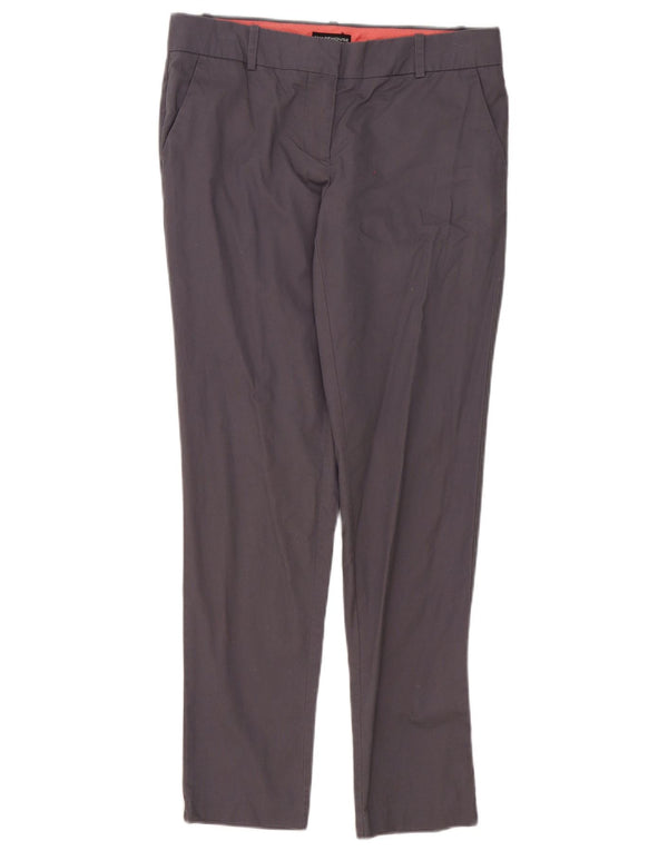 Warehouse Γυναικείο Slim παντελόνι Chino UK 10 Small W30 L30 Grey Cotton